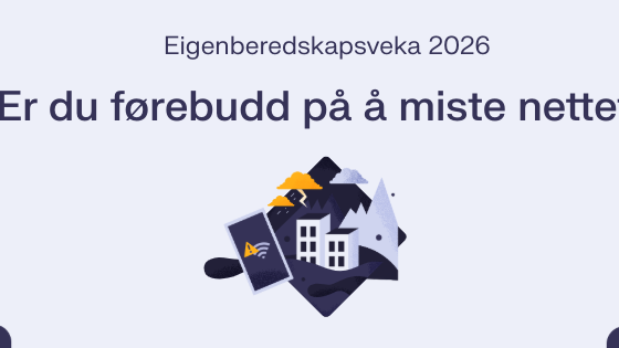 Lenkje til artikkel: Eigenberedskapsveka 2026